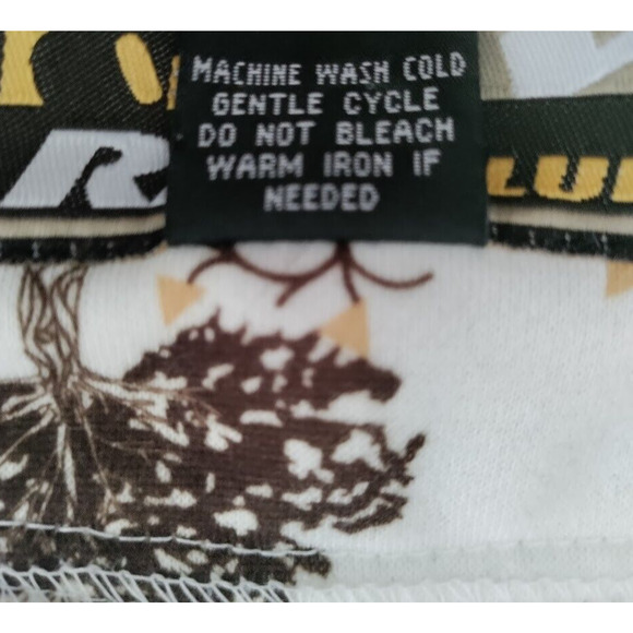 Raw Blue Hoodie Heavyweight Full Zip Men's 2XL All Over Print Trees - Picture 8 of 16